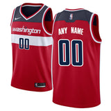 Men's Fanatics Branded Red Washington Wizards Fast Break Custom Replica Jersey  Icon Edition Red