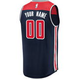 Youth Fanatics Branded Navy Washington Wizards Fast Break Replica Custom Jersey – Statement Edition Navy