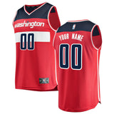 Men's Nike Red Washington Wizards Swingman Custom Jersey  Icon Edition Red