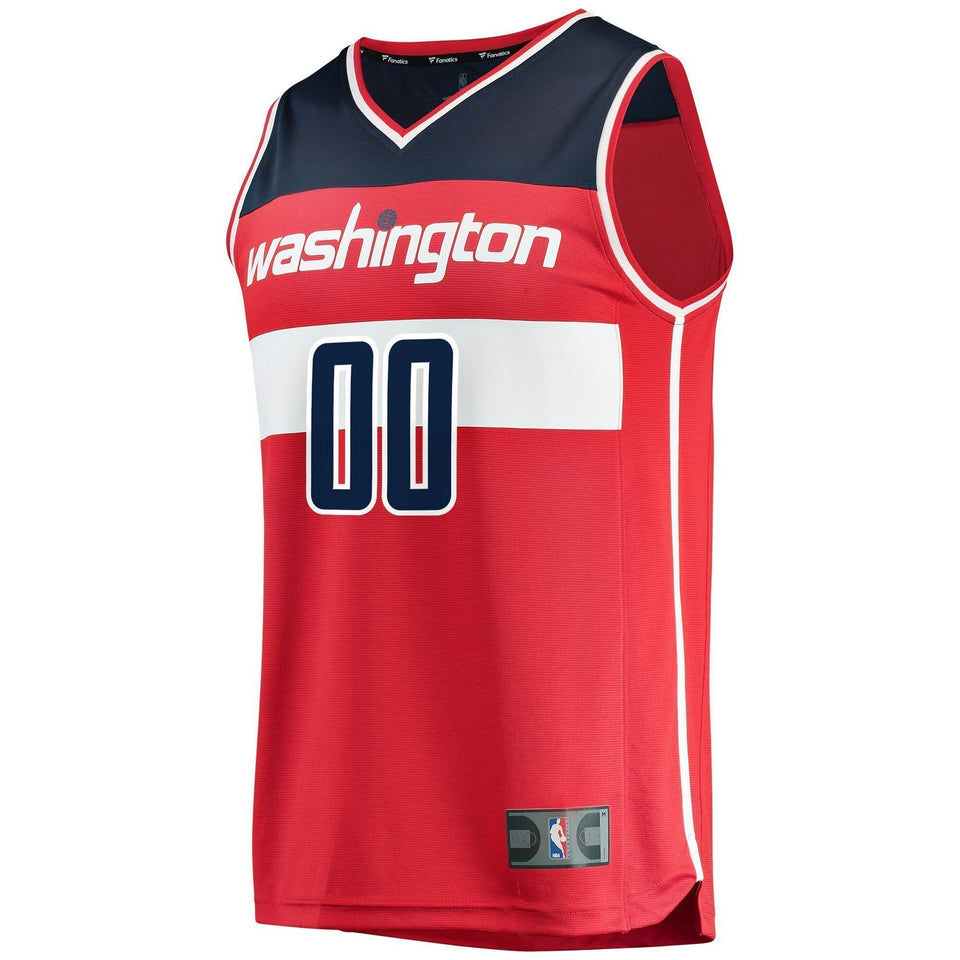 Men's Nike Red Washington Wizards Swingman Custom Jersey  Icon Edition Red