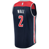 Men's Fanatics Branded John Wall Navy Washington Wizards Fast Break Replica Jersey  Statement Edition  Navy