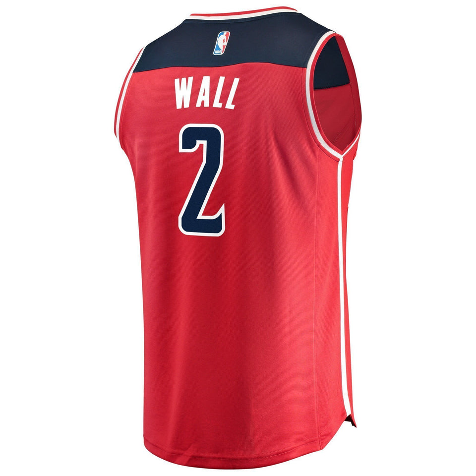 Men's Fanatics Branded John Wall Red Washington Wizards Fast Break Replica Jersey  Icon Edition  Red