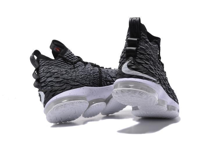 Nike Lebron XV 15 "Ashes" Grey White Men Shoes Sale Size US7,8,8.5,9,10,11,12
