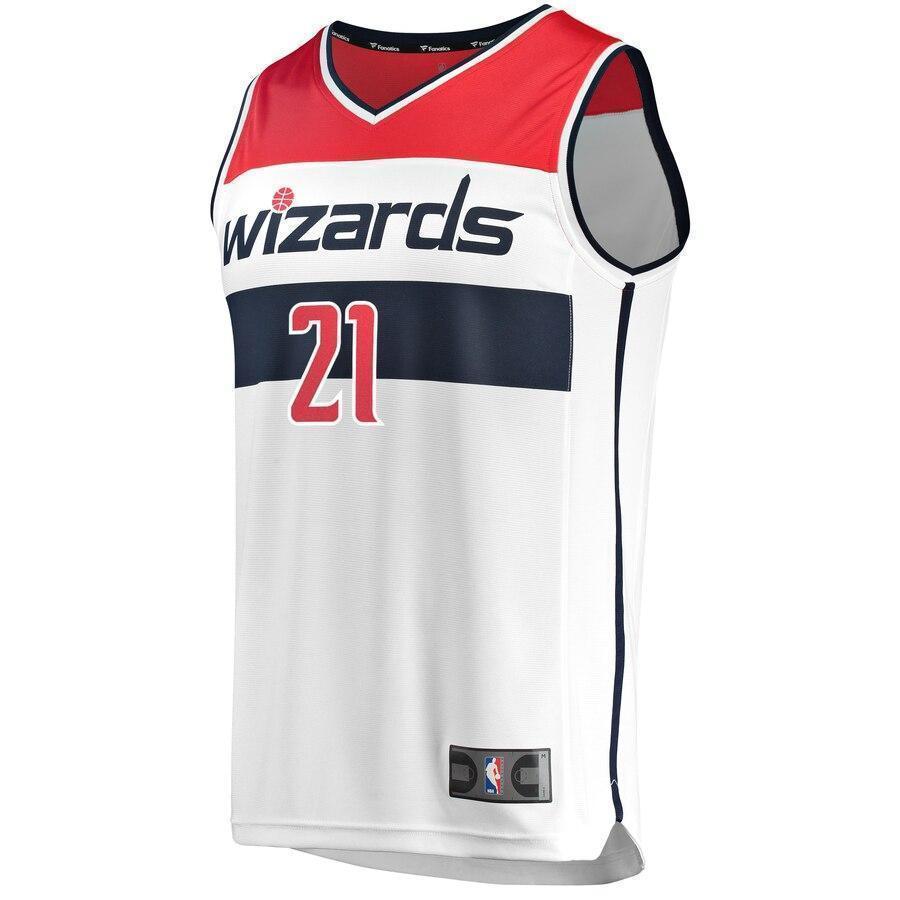 Men's Fanatics Branded Dwight Howard White Washington Wizards Fast Break Jersey  Association Edition  White