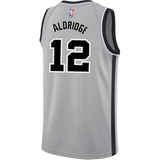 Aldridge San Antonio Spurs Men's Nike  Statement Edition Swingman Personalized Jersey   Grey
