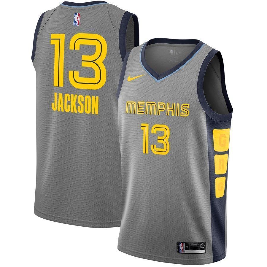 Men's Nike Jaren Jackson Jr. Gray Memphis Grizzlies City Edition Swingman Jersey  Gray