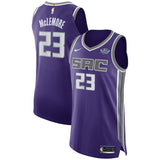 Men's Nike Ben McLemore Purple Sacramento Kings Authentic Sponsor Patch Jersey – Icon Edition