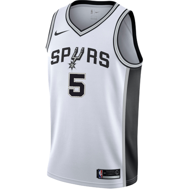 Murray San Antonio Spurs Men's Nike Custom Personalized Icon Swingman Jersey  White