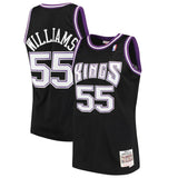 Men's Mitchell & Ness Jason Williams Black Sacramento Kings  Hardwood Classics Swingman Jersey