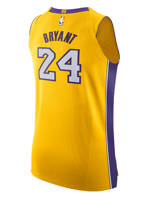 Los Angeles Lakers Kobe Bryant Icon Authentic Jersey  Gold