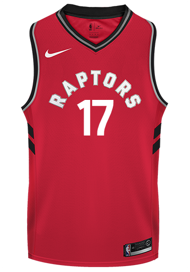 Raptors Men's Swingman Icon Mandarin Jersey  Lin  Red