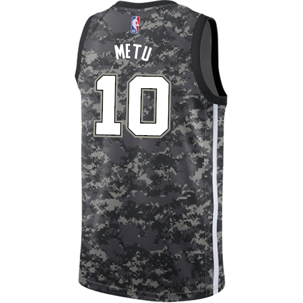 Metu San Antonio Spurs Men's Nike  City Edition Swingman Personalized Jersey  Navy