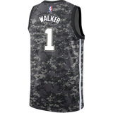 Walker San Antonio Spurs Men's Nike  City Edition Swingman Personalized Jersey  Navy