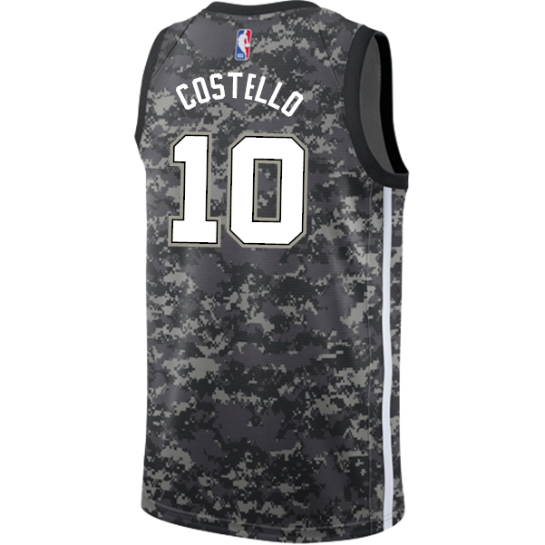 Costello San Antonio Spurs Men's Nike  City Edition Swingman Personalized Jersey  Navy