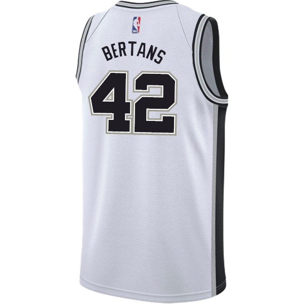 Bertans San Antonio Spurs Men's Nike Custom Personalized Icon Swingman Jersey  White