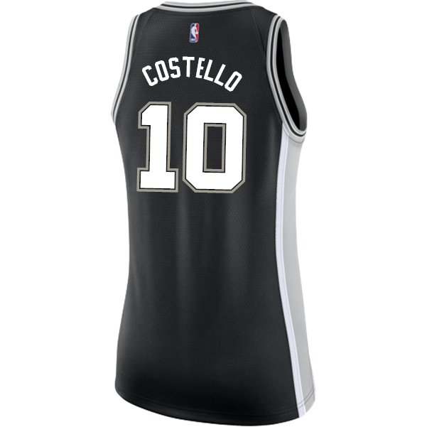 Costello San Antonio Spurs Women's Nike Custom Personalized Icon Swingman Jersey  Black
