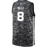 Mills San Antonio Spurs Men's Nike  City Edition Swingman Personalized Jersey  Navy