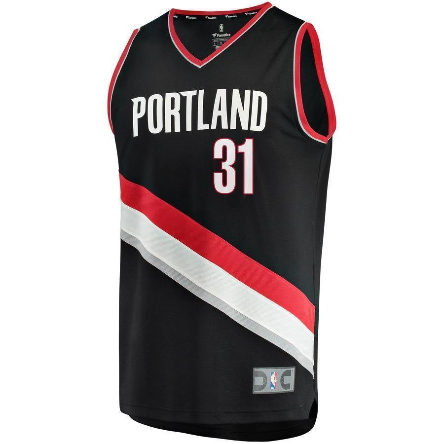 Seth Curry Portland Trail Blazers Fast Break Replica Jersey – Icon Edition  Black