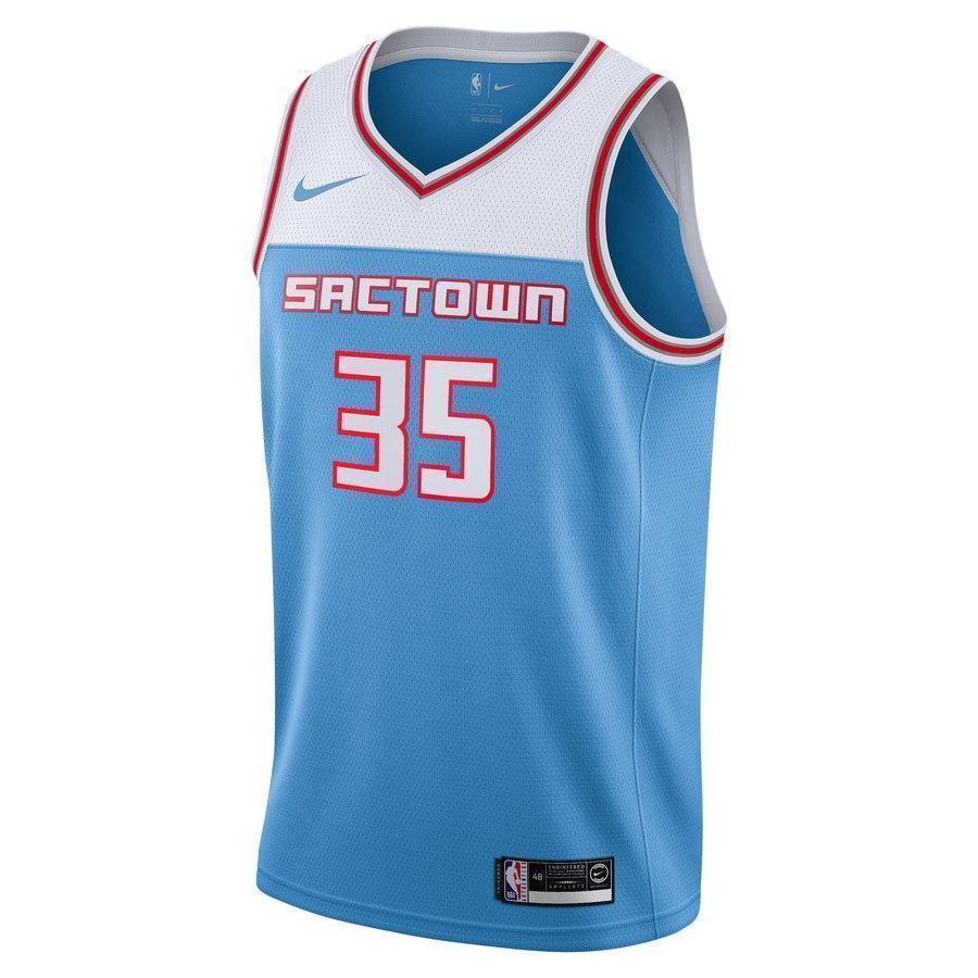 Men's Nike Marvin Bagley III Blue Sacramento Kings City Edition Swingman Jersey