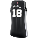 Belinelli San Antonio Spurs Women's Nike Custom Personalized Icon Swingman Jersey  Black
