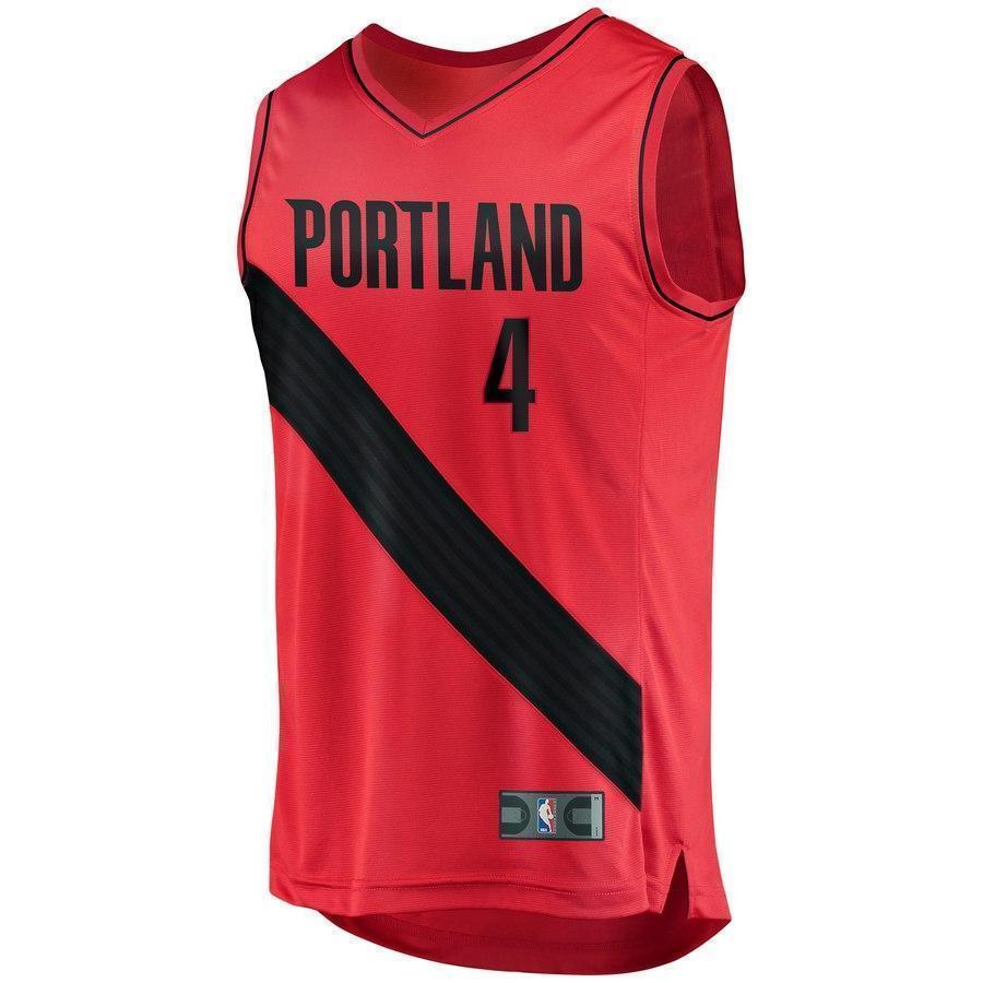 Maurice Harkless Portland Trail Blazers Fast Break Player Jersey  Statement Edition  Red