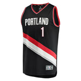 Evan Turner Portland Trail Blazers Fast Break Player Jersey  Icon Edition  Black