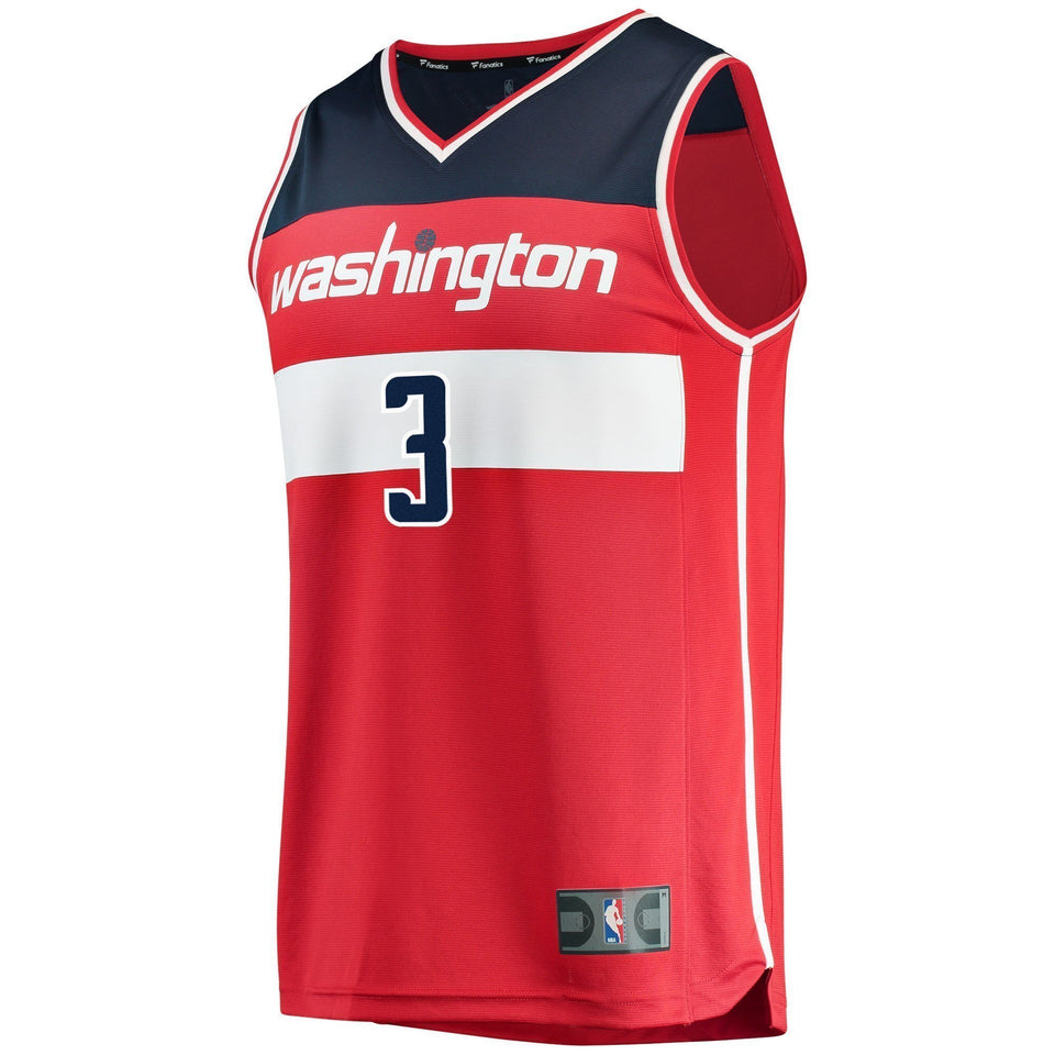 Youth Fanatics Branded Bradley Beal Red Washington Wizards Fast Break Player Jersey  Icon Edition Red
