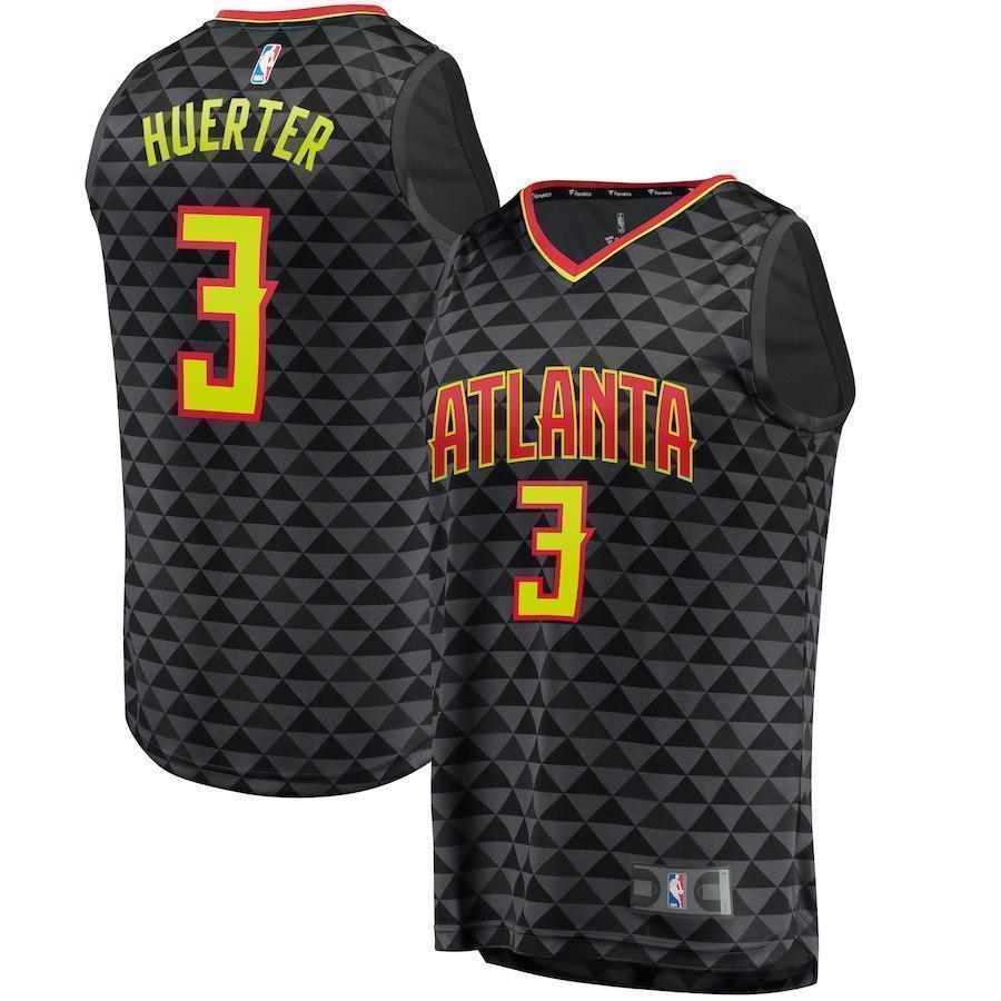 Kevin Huerter Atlanta Hawks Jersey  Icon Edition  Black