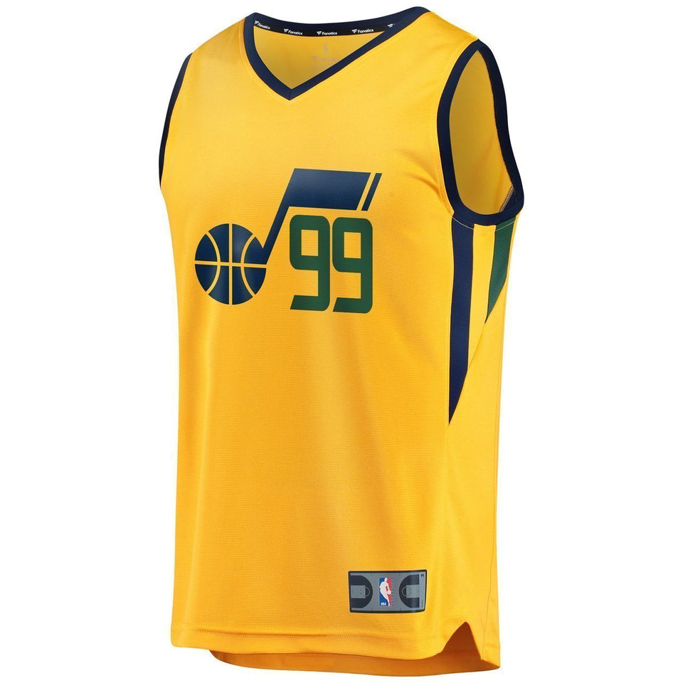 Statement Fastbreak Replica Jersey  MensApparelJerseys  Utah Jazz  Crowder Jae  Primary  Gold