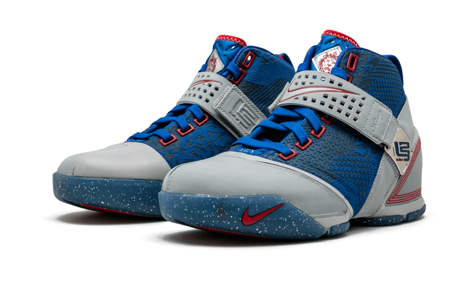 Nike Zoom Lebron 5 Mtllc Slvr/mtlc Slvr-vrsty Rd