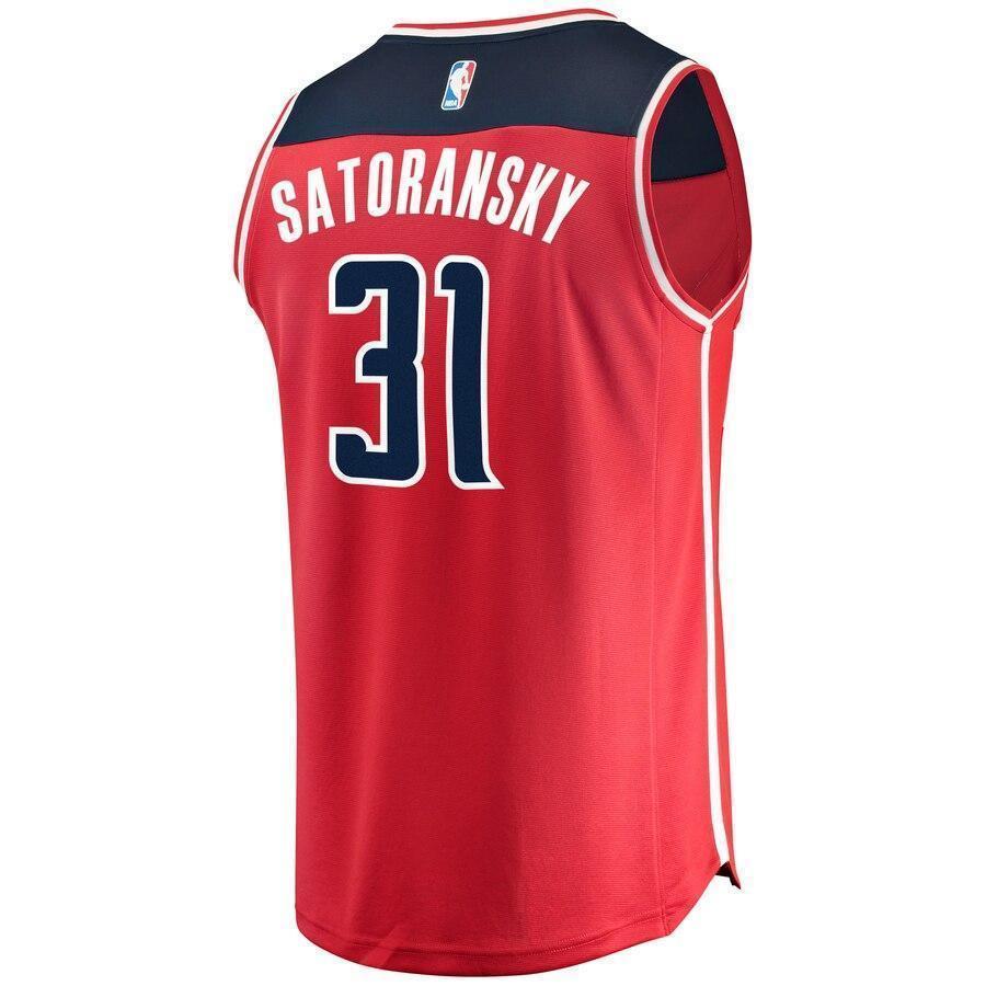 Youth Fanatics Branded Tomas Satoransky Red Washington Wizards Fast Break Player Jersey  Icon Edition  Red