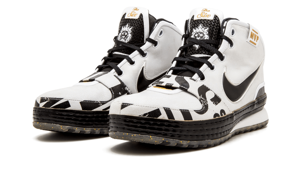 Nike Zoom Lebron 6 Mvp White/black-metallic Gold