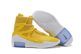 Nike Air Jordan Fear Of God 1 White Blue Yellow Men Shoes Sale Basketball