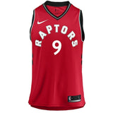 Raptors Ladies Swingman Icon Jersey  Ibaka  Red