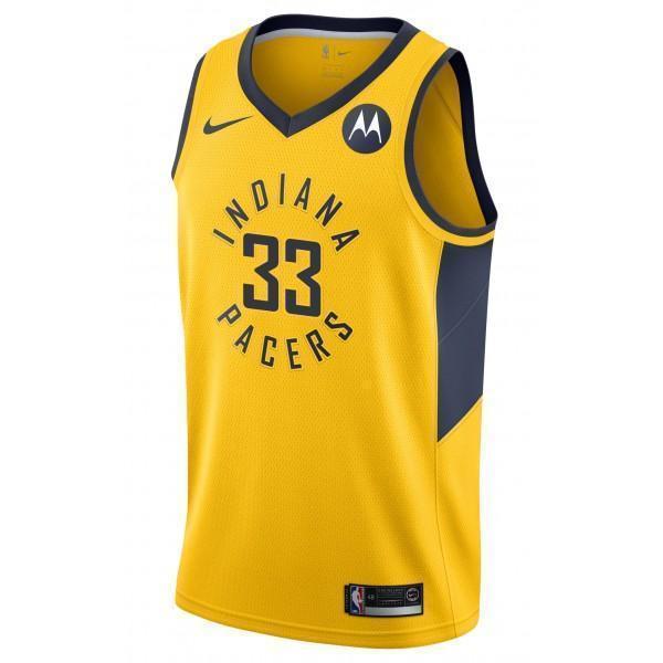 Turner Indiana Pacers Statement Swingman Jersey  Gold
