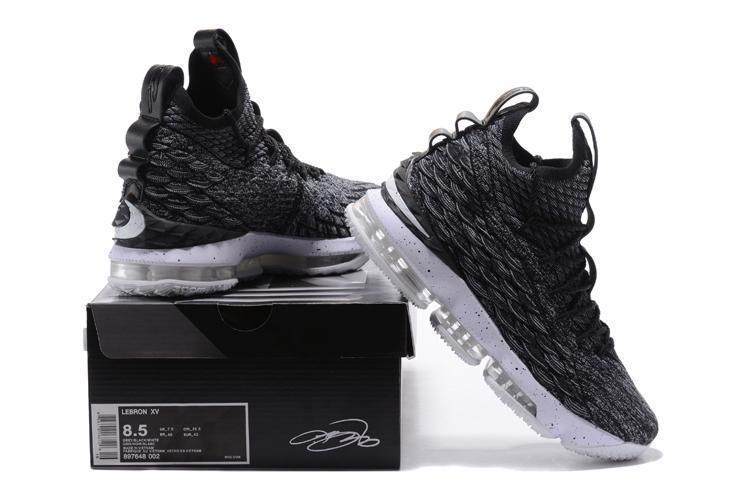 Nike Lebron XV 15 "Ashes" Grey White Men Shoes Sale Size US7,8,8.5,9,10,11,12