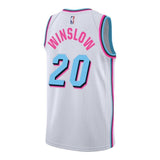 Justise Winslow Nike Miami Heat Vice Uniform City Edition Swingman Jersey  White