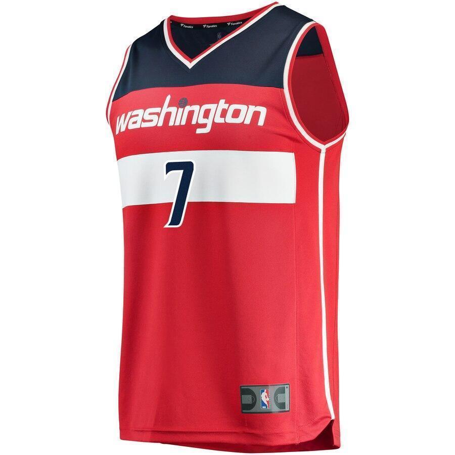 Men's Fanatics Branded Devin Robinson Red Washington Wizards Fast Break Replica Team Color Player Jersey  Icon Edition  Red