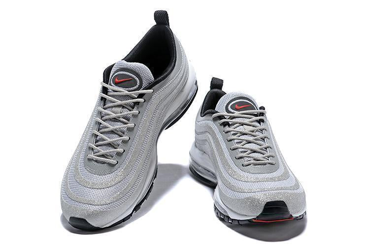 Nike Air Max 97 LX Swarovski Silver White Shoes Sale Men Size US 7, 8, 8.5, 9, 10, 11