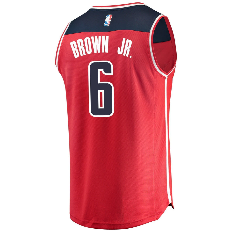 Youth Fanatics Branded Troy Brown Red Washington Wizards  NBA Draft First Round Pick Fast Break Replica Jersey – Icon Edition  Red