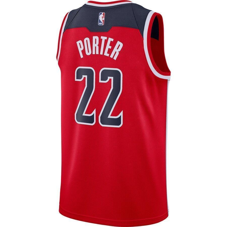 Men's Nike Otto Porter Red Washington Wizards Replica Swingman Jersey  Icon Edition  Red