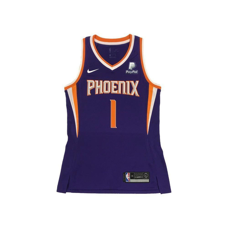 Nba Phoenix Suns Women's Devin Booker Nike Swingman Jersey Icon Edition  Purple