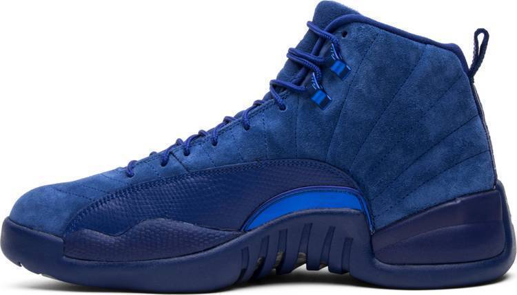 Nike Air Air Jordan 12 Retro 'Deep Royal' Navy Blue Shoes Basketball Men Sale