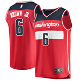 Youth Fanatics Branded Troy Brown Red Washington Wizards  NBA Draft First Round Pick Fast Break Replica Jersey – Icon Edition  Red