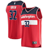 Men's Fanatics Branded Jeff Green Red Washington Wizards Fast Break Replica Jersey – Icon Edition  Red