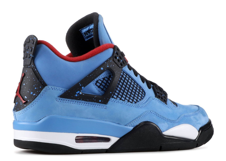 Nike Air Jordan 4 Retro Travis Scott "CACTUS JACK" Houston Oilers Blue Men Shoes Sale