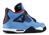 Nike Air Jordan 4 Retro Travis Scott "CACTUS JACK" Houston Oilers Blue Men Shoes Sale