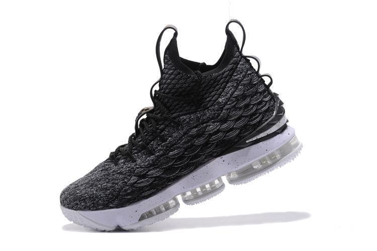 Nike Lebron XV 15 "Ashes" Grey White Men Shoes Sale Size US7,8,8.5,9,10,11,12