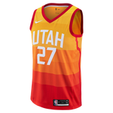 City Edition Swingman Jersey  MensApparelJerseys  Utah Jazz  Gobert Rudy  City Edition  Orange