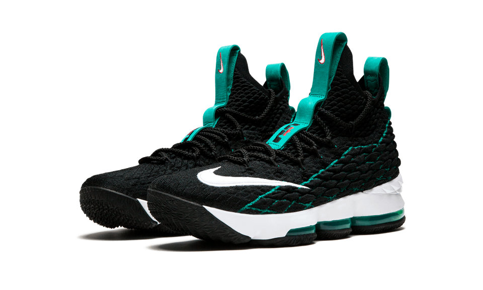 Nike Lebron 15 Ks2b Black/white-rio Teal